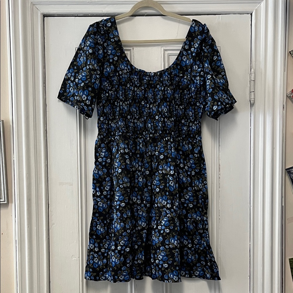 GAP Blue Floral Dress XL